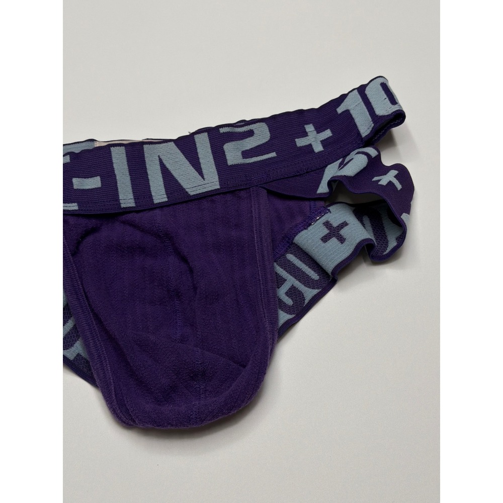 C-IN2 HARD Men's Purple Jockstrap Briefs Athletic Lounge Underwear Small - Picture 2 of 7